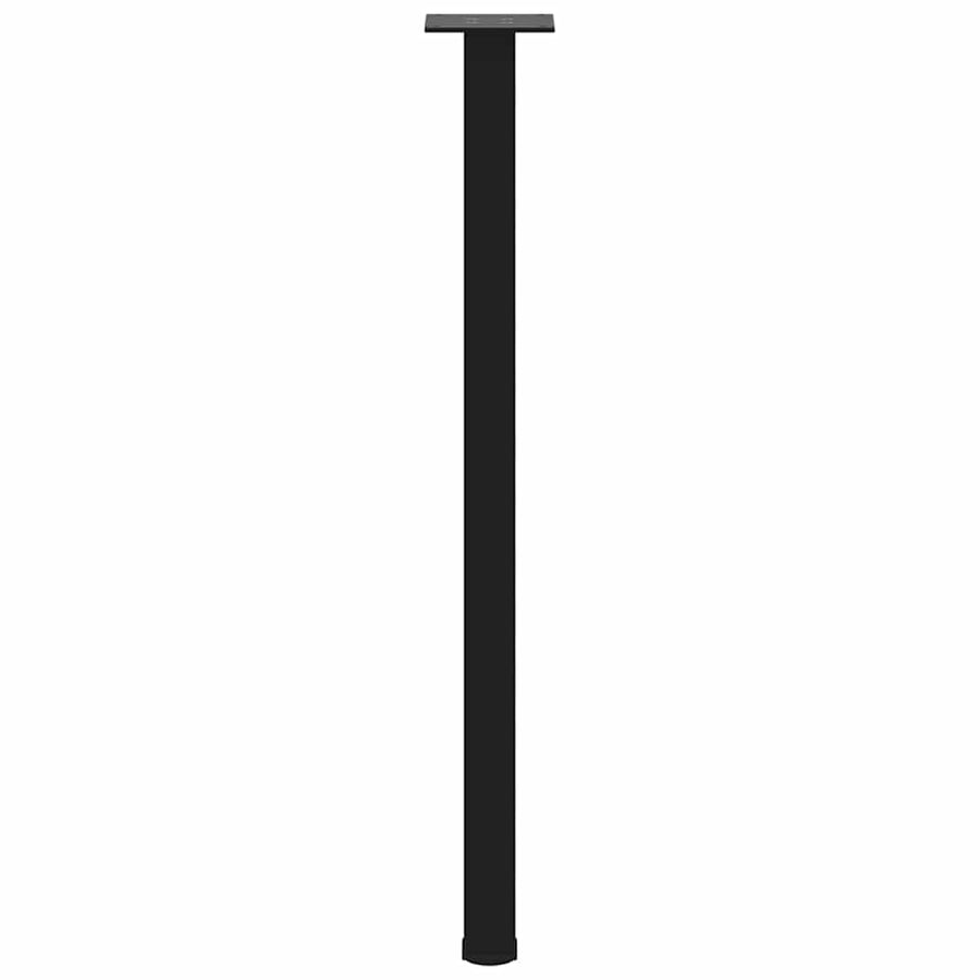 Console Table Legs 4 pcs Black 72-74 cm Steel