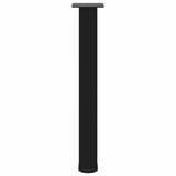 Console Table Legs 4 pcs Black 72-74 cm Steel