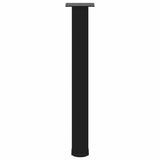 Console Table Legs 4 pcs Black 72-74 cm Steel