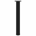 Console Table Legs 4 pcs Black 72-74 cm Steel