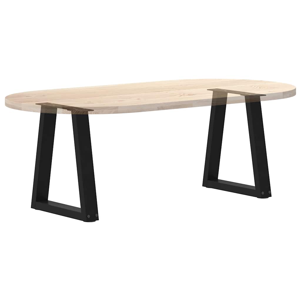 Coffee Table Legs V-Shape 2 pcs Black 28x(42-43.3) cm Steel