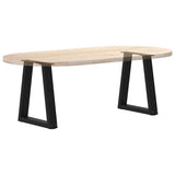 Coffee Table Legs V-Shape 2 pcs Black 38x(42-43.3) cm Steel