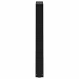 Dining Table Legs V-Shape 2 pcs Black 60x(72-73.3) cm Steel