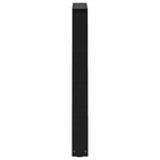 Dining Table Legs V-Shape 2 pcs Black 60x(72-73.3) cm Steel