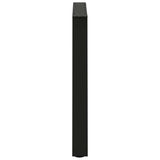 Dining Table Legs V-Shape 2 pcs Black 70x(72-73.3) cm Steel
