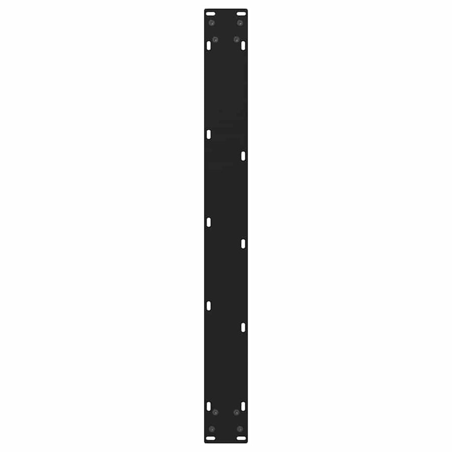 Dining Table Legs V-Shape 2 pcs Black 70x(72-73.3) cm Steel
