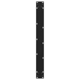 Dining Table Legs V-Shape 2 pcs Black 80x(72-73.3) cm Steel