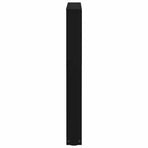 Dining Table Legs V-Shape 2 pcs Black 60x(72-73.3) cm Steel