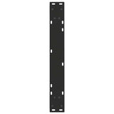 Dining Table Legs V-Shape 2 pcs Black 70x(72-73.3) cm Steel
