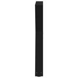 Dining Table Legs 2 pcs Black 80x(72-73.3) cm Steel - Rear View