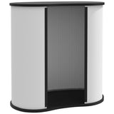 Trade Show Counter Foldable 90x48x93 cm Engineered Wood - Front View