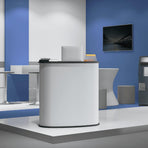 Trade Show Counter Foldable 90x48x93 cm Engineered Wood