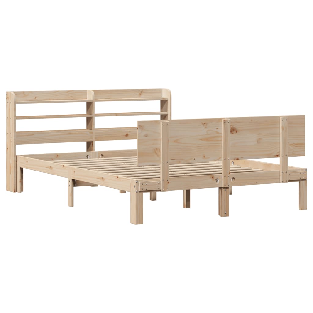Bed Frame with Headboard without Mattress 150x200 cm