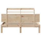 Bed Frame with Headboard without Mattress 150x200 cm - Top-Down View