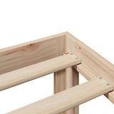 Bed Frame with Headboard without Mattress 150x200 cm - Extra Image