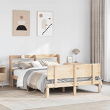 Bed Frame with Headboard without Mattress 150x200 cm