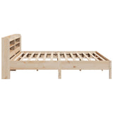 Bed Frame without Mattress 180x200 cm Solid Wood Pine