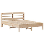 Bed Frame without Mattress 150x200 cm Solid Wood Pine