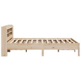 Bed Frame without Mattress 150x200 cm Solid Wood Pine