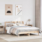 Bed Frame without Mattress 150x200 cm Solid Wood Pine
