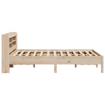 Bed Frame without Mattress 135x190 cm Solid Wood Pine