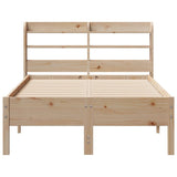 Bed Frame without Mattress 90x190 cm Solid Wood Pine