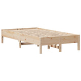 Bed Frame without Mattress 90x190 cm Solid Wood Pine