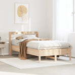 Bed Frame without Mattress 90x190 cm Solid Wood Pine