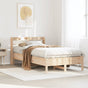 Bed Frame without Mattress 90x190 cm Solid Wood Pine