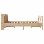 Bed Frame without Mattress 135x190 cm Solid Wood Pine