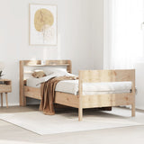 Bed Frame without Mattress 90x190 cm Solid Wood Pine