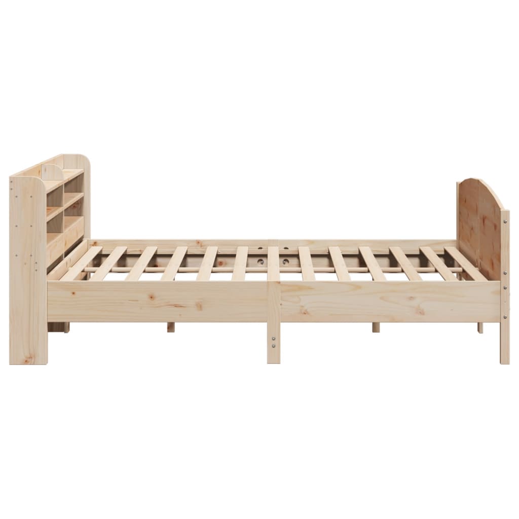 Bed Frame without Mattress 180x200 cm Solid Wood Pine