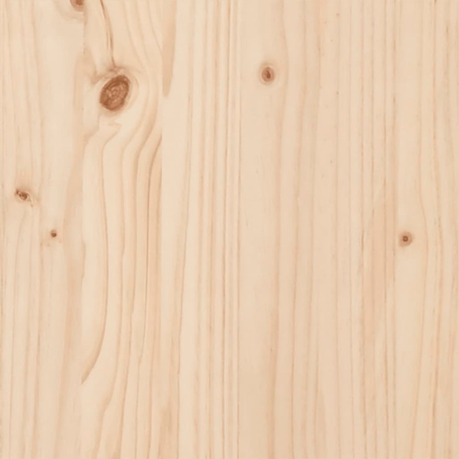 Bed Frame without Mattress 180x200 cm Solid Wood Pine