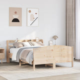 Bed Frame without Mattress 135x190 cm Solid Wood Pine