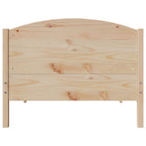 Bed Frame without Mattress 90x190 cm Solid Wood Pine