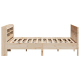 Bed Frame without Mattress 180x200 cm Solid Wood Pine