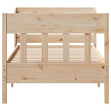 Bed Frame without Mattress 90x190 cm Solid Wood Pine - Top-Down View