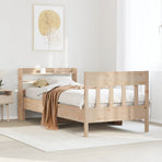Bed Frame without Mattress 90x190 cm Solid Wood Pine