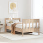 Bed Frame without Mattress 90x190 cm Solid Wood Pine