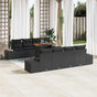 Garden Sofa Set 9 pcs Black 100 x 55 x 73 cm Poly Rattan