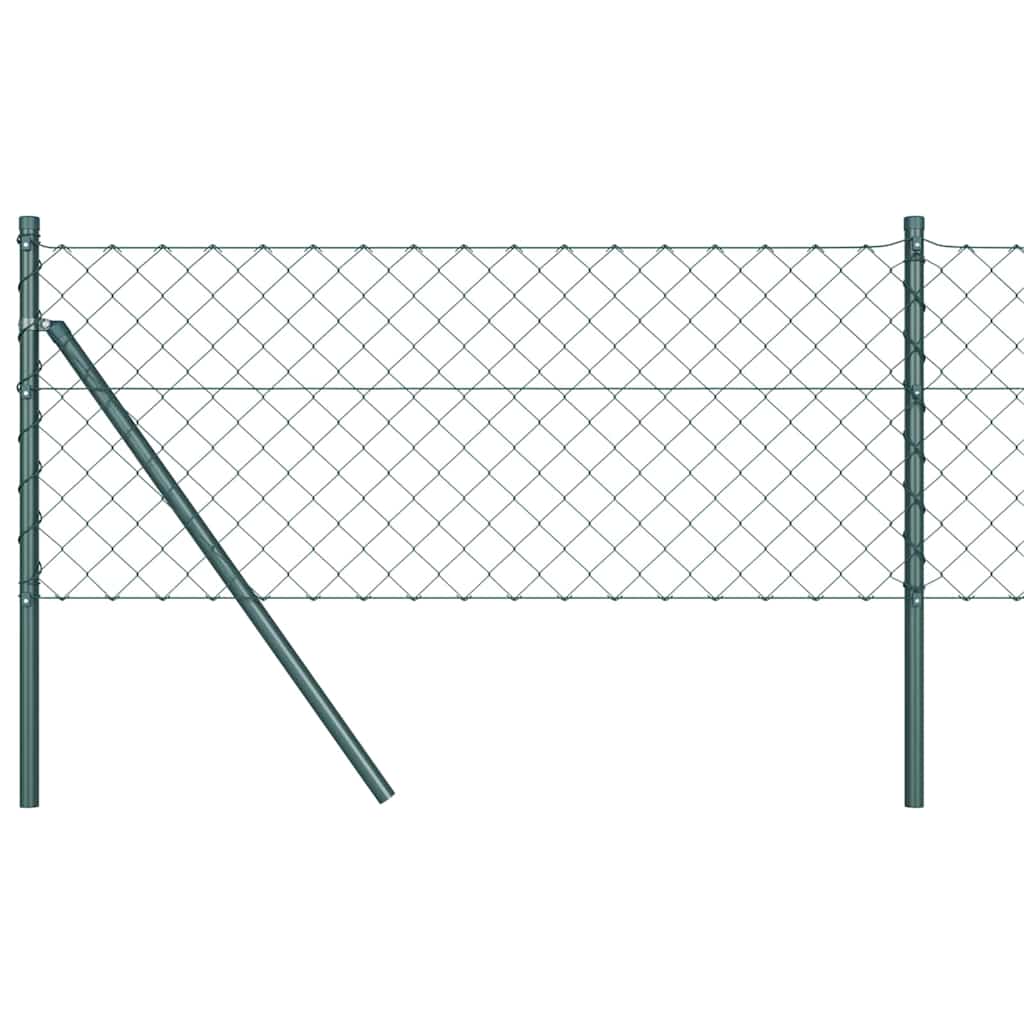 Chainlink Fence Ground Fix 0,8 x 25 m PVC-Coated Steel Green