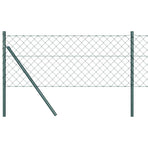 Chainlink Fence Ground Fix 0,8 x 25 m PVC-Coated Steel Green