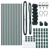 Chainlink Fence Ground Fix 0,8 x 25 m PVC-Coated Steel Green