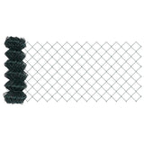 Chainlink Fence Ground Fix 0,8 x 25 m PVC-Coated Steel Green