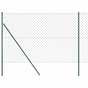 Chainlink Fence Ground Fix 1,5 x 25 m PVC-Coated Steel Green
