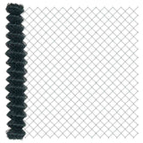 Chainlink Fence Ground Fix 1,5 x 25 m PVC-Coated Steel Green
