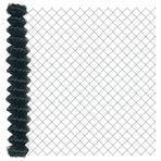 Chainlink Fence Ground Fix 1,5 x 25 m PVC-Coated Steel Green