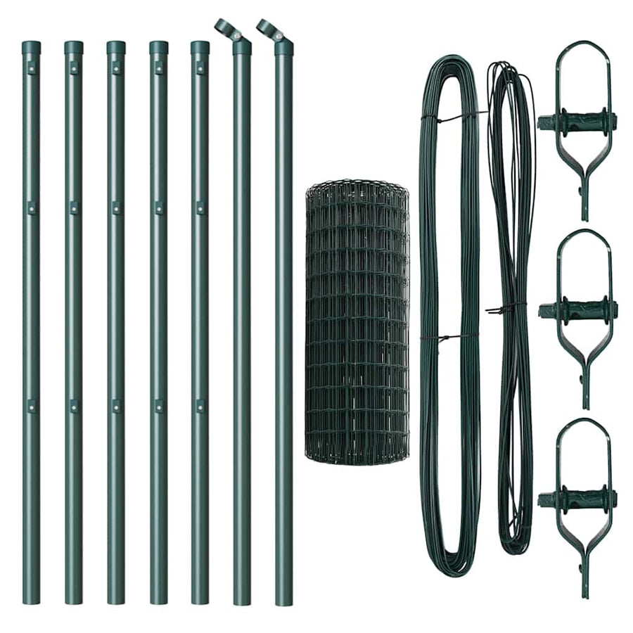 Euro Fence Ground Fix 10 x 0,8 m PVC-Coated Steel Green Mesh
