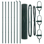 Euro Fence Ground Fix 10 x 1,5 m PVC-Coated Steel Green Mesh