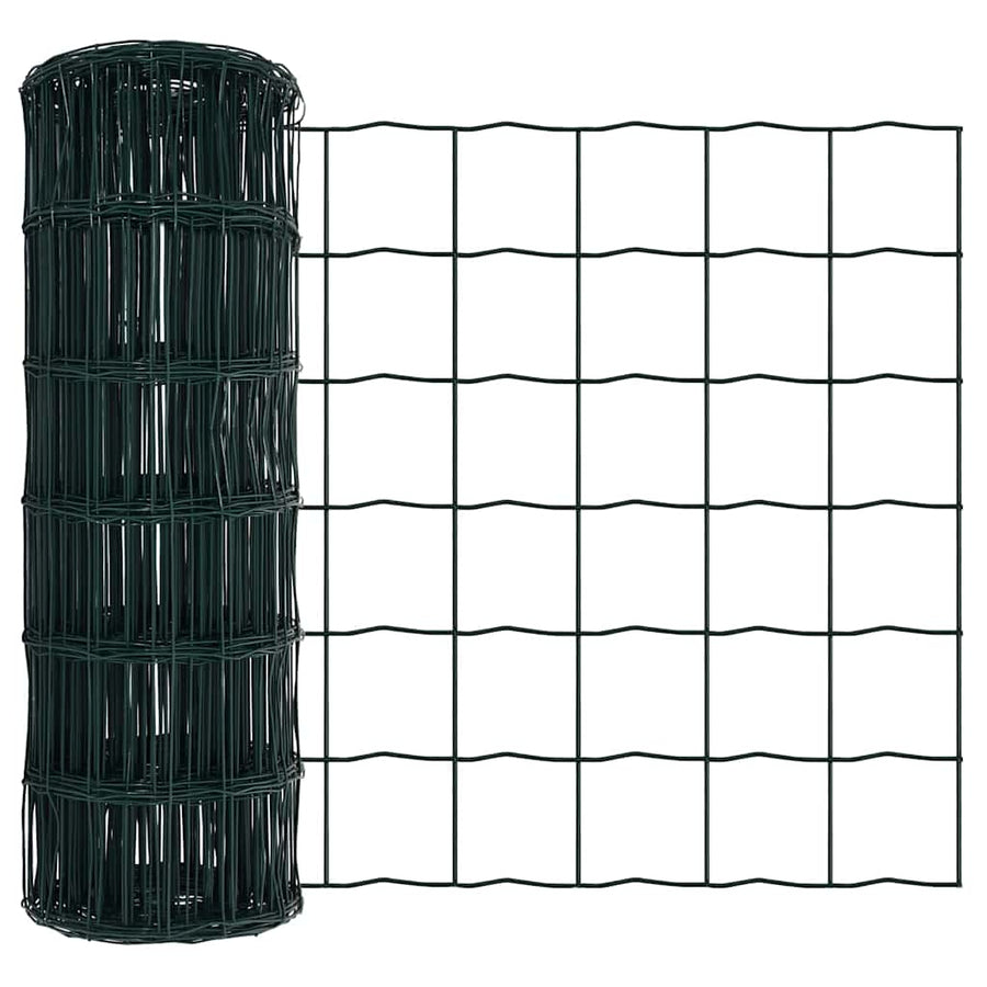 Euro Fence Ground Fix 25 x 0,8 m PVC-Coated Steel Green Mesh
